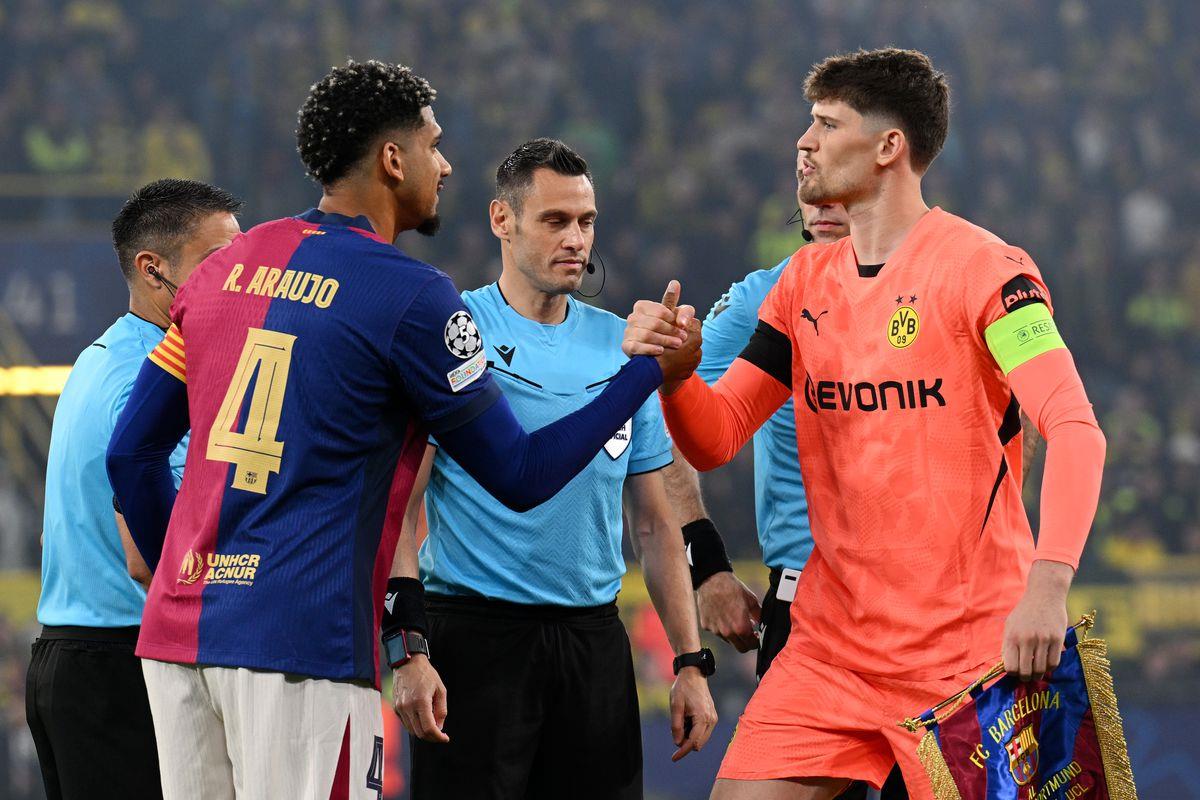 أراوخو: برشلونة استحق التأهل لنصف نهائي دوري أبطال أوروبا.. ومباراة بوروسيا كادت أن تفلت منا أراوخو: برشلونة استحق التأهل لنصف نهائي دوري أبطال أوروبا.. ومباراة بوروسيا كادت أن تفلت منا