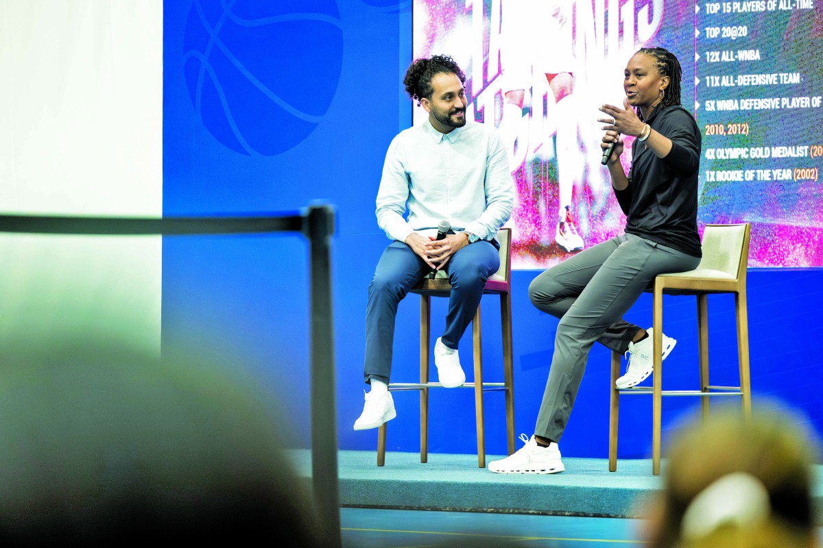 أسطورة &quot;WNBA&quot; تاميكا كاتشينغز لـ الشرق: شعبية &quot;السلة&quot; القطرية في ارتفاع بين الفتيان والفتيات