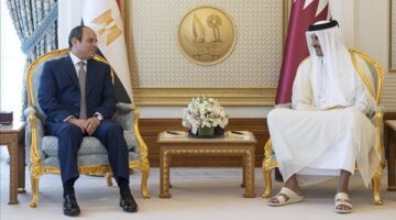 أمير قطر: بحثت مع الرئيس السيسي مواصلة الجهود لدعم الأشقاء في فلسطين المحتلة