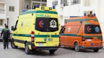 إصابة 4 أشخاص في تصادم على الطريق الأوسط بالمنيا الجديدة