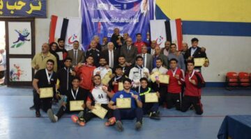 إعلان نتائج بطولة المصارعة للجامعات والمعاهد العليا
