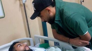 إمام عاشور والشحات وعطية يزورون قندوسي بعد تعرضه لإصابة خطيرة “صور”