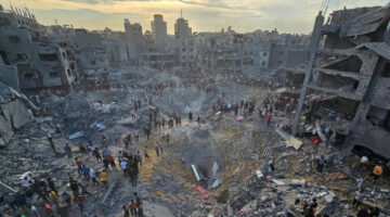 استشهاد 10 فلسطينيين في قصف إسرائيلي على قطاع غزة