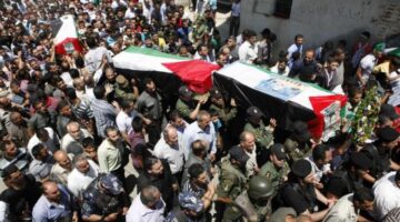 استشهاد 3فلسطينيين وإصابة آخرين في قصف إسرائيلي على مخيم النصيرات وخان يونس