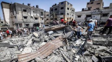 استشهاد 4 فلسطينيين وإصابة آخرين في قصف الاحتلال حي الشجاعية