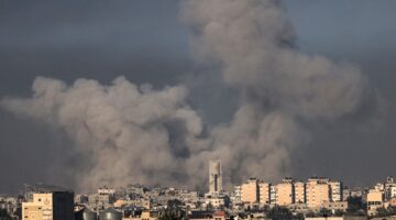 استشهاد خمسة فلسطينيين في قصف إسرائيلي على مدينة خان يونس