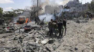 استشهاد وإصابة عدد من الفلسطينيين في قصف للاحتلال الإسرائيلي جنوب غزة