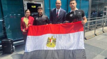 استقبال رسمي لمنتخب الاسكواش بعد المشاركة في بطولة العالم تحت 23 بباكستان