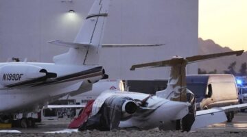 اصطدام طائرتين بواشنطن وعلى متنهما نواب في الكونجرس