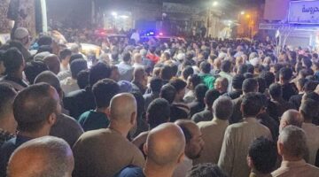 الآلاف من أهالي حوش عيسى يشيعون جثامين 5 من ضحايا حادث البحيرة لمثواهم الأخير