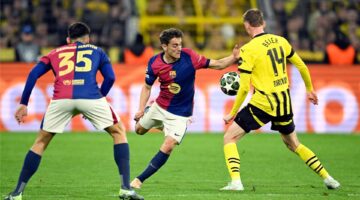 الأرقام تفضح معاناة برشلونة ضد دورتموند