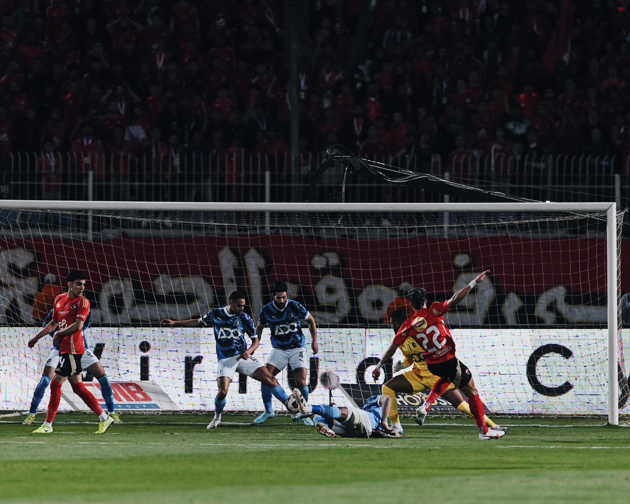 أهداف مباراة الأهلي وبيراميدز في المرحلة النهائية للدوري