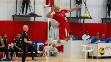 الأهلي يفوز على أسبوير الكونغولي ويتأهل لنصف نهائي بطولة إفريقيا لكرة الطائرة