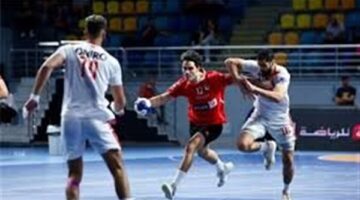 الأهلي ينهي الشوط الأول متقدما على الزمالك بنهائي كأس مصر لكرة االيد