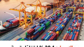 الإحصاء: 20.1 % ارتفاعًا بقيمة الصادرات خلال يناير 2025