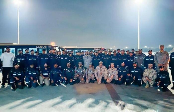 الإمارات تحتفي بفريق البحث والإنقاذ بعد إنجاز مهمته الإنسانية في ميانمار الإمارات تحتفي بفريق البحث والإنقاذ بعد إنجاز مهمته الإنسانية في ميانمار