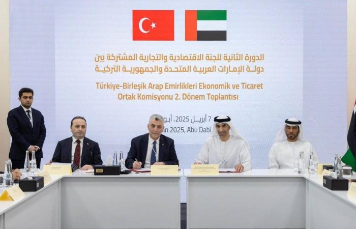 الإمارات وتركيا تعقدان الاجتماع الثاني للجنة الاقتصادية والتجارية المشتركة في أبوظبي الإمارات وتركيا تعقدان الاجتماع الثاني للجنة الاقتصادية والتجارية المشتركة في أبوظبي