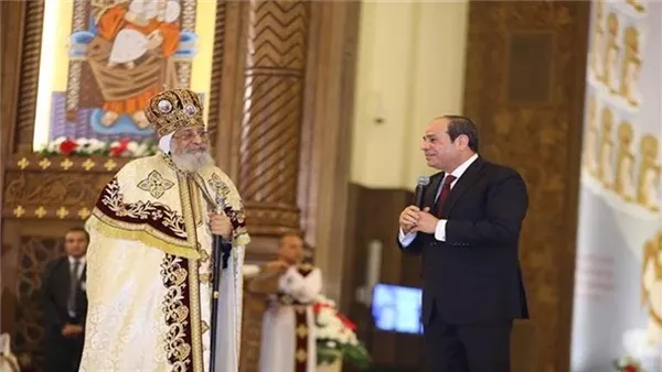 البابا تواضروس: دور الرئيس السيسي في القضية الفلسطنية واضح كالشمس البابا تواضروس: دور الرئيس السيسي في القضية الفلسطنية واضح كالشمس