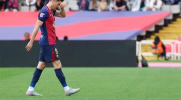 التشخيص المبدئي لإصابة ليفاندوفسكي وموقفه من كلاسيكو برشلونة وريال مدريد