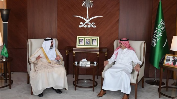 الحصيني يستقبل مساعد وزير الاستثمار السعودى خلال زيارته لمصر الحصيني يستقبل مساعد وزير الاستثمار السعودى خلال زيارته لمصر