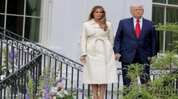 الرئيس الأمريكي وزوجته يغادران روما عائدين إلى واشنطن