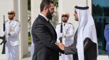 الرئيس السوري يلتقي نظيره الإماراتي في أول زيارة رسمية لأبو ظبي 
