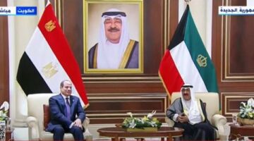 الرئيس السيسي يصل الكويت المحطة الثانية لجولته الخليجية