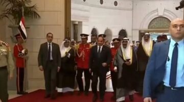 الرئيس السيسي يصل  قصر بيان الأميري بالكويت (شاهد)