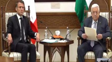 الرئيس الفلسطيني ونظيره الفرنسي يبحثان المستجدات في الأراضي الفلسطينية