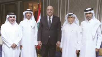 الرئيس اللبناني: علاقاتنا مع قطر نموذج للتعاون العربي