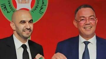 الركراكي ولقجع يدعمان منتخب المغرب للناشئين