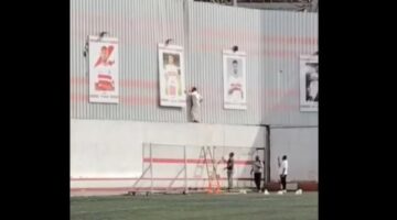 الزمالك يزيل صورة "زيزو" من ملعب حلمي زامورا