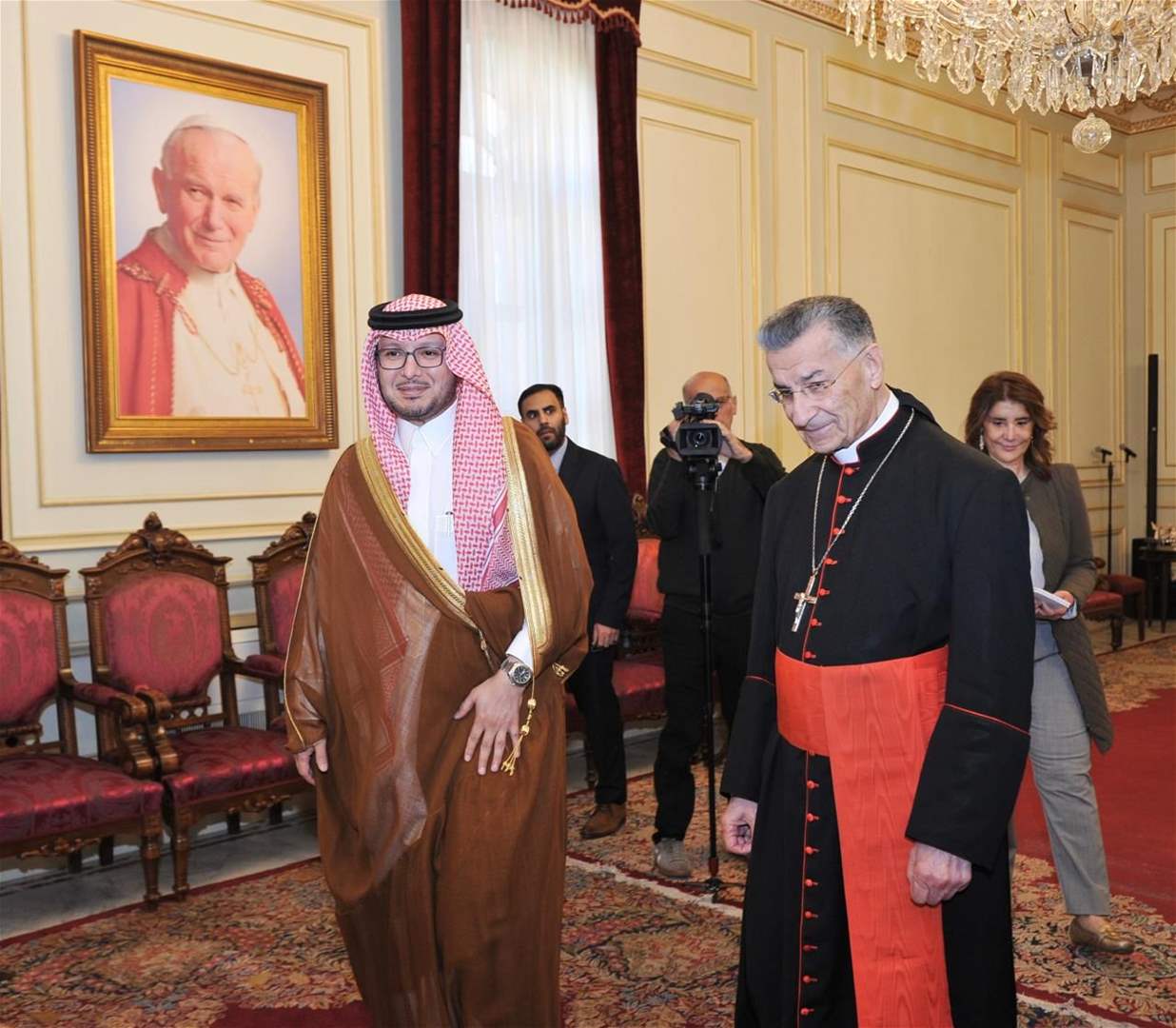 السفير السعودي لدى لبنان وليد بخاري يزور البطريرك الراعي في بكركي السفير السعودي لدى لبنان وليد بخاري يزور البطريرك الراعي في بكركي