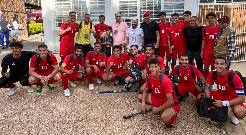السفير وائل لطفي يهنئ منتخب مصر للهوكي بعد تأهله إلى كأس العالم السفير وائل لطفي يهنئ منتخب مصر للهوكي بعد تأهله إلى كأس العالم