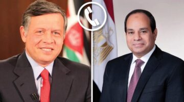 السيسي وملك الأردن يؤكدان رفضهما القاطع لأي محاولات لتهجير الفلسطينيين