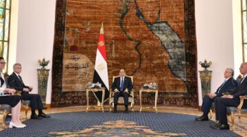 السيسي يستقبل رئيس برلمان المجر ويستعرض جهود وقف إطلاق النار في غزة