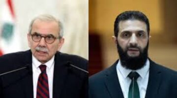 الشرع يلتقي رئيس الحكومة اللبنانية في دمشق ويعقدان مباحثات ثنائية