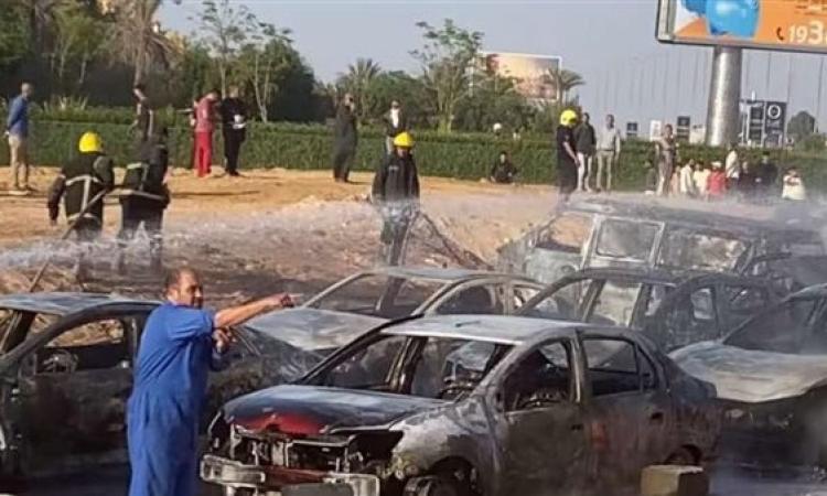 الصحة: وفاة 3 أشخاص و 13 مصابا في حادث حريق خط الغاز بطريق الواحات الصحة: وفاة 3 أشخاص و 13 مصابا في حادث حريق خط الغاز بطريق الواحات