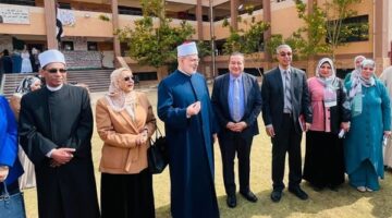 الضويني يزور معهد روضة بدر الأزهري لمتابعة الارتقاء بالمنظومة التعليمية