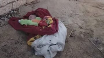 العثور على رضيع ملفوفاً بقطعة قماش داخل مقابر أبوتشت بقنا