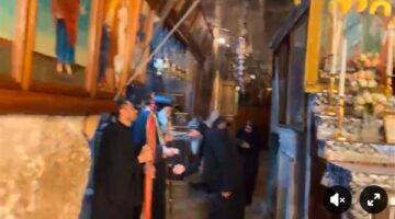 القدس تحتضن صلاة جمعة ختام الصوم في دير الأنبا أنطونيوس العامر