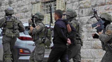القوات الإسرائيلية تعتقل 22 فلسطينيًّا من الضفة الغربية