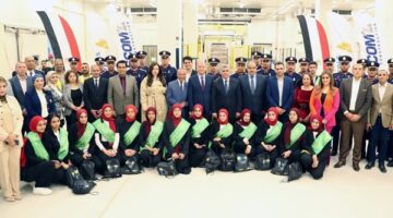 القوات المسلحة تنظم زيارة للإعلاميين وطلبة الأكاديمية العسكرية لمصنع البلازما