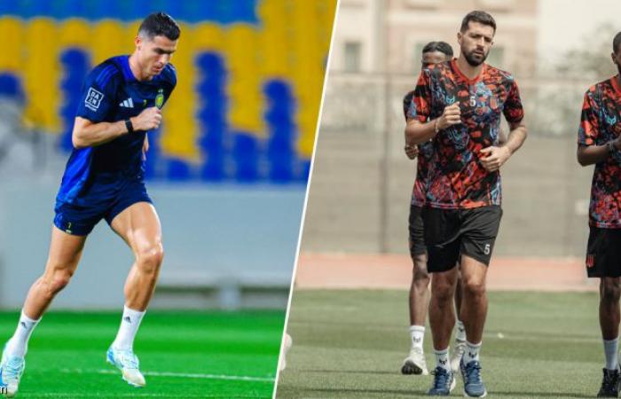 النصر يرفع شعار الفرحة الثالثة أمام الرياض النصر يرفع شعار الفرحة الثالثة أمام الرياض