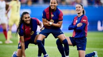 بالصور: برشلونة يسحق إشبيلية في ليجا السيدات