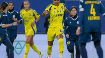 بالصور: سيدات النصر يضربن بسداسية في ليلة التتويج