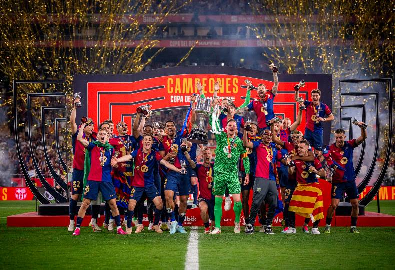 برشلونة ملك إسبانيا الجديد.. سيطرة البارسا على التشكيل المثالي لكأس الملك برشلونة ملك إسبانيا الجديد.. سيطرة البارسا على التشكيل المثالي لكأس الملك