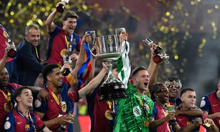 برشلونة يكرس تفوقه على ريال مدريد بعد التمديد ويحرز لقب كأس إسبانيا برشلونة يكرس تفوقه على ريال مدريد بعد التمديد ويحرز لقب كأس إسبانيا