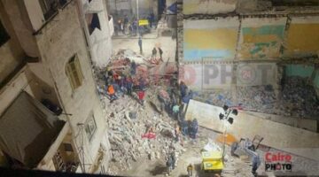 بعد بحث 6 ساعات.. انتشال جثمان سيدة من أسفل عقار اللبان المنهار بالإسكندرية| بث مباشر
