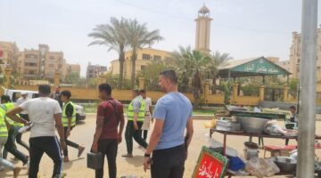 بقيادة حسام حسني.. تنفيذ حملات مكبرة لإزالة الإشغالات بالقطاع الأول بمدينة 6 أكتوبر